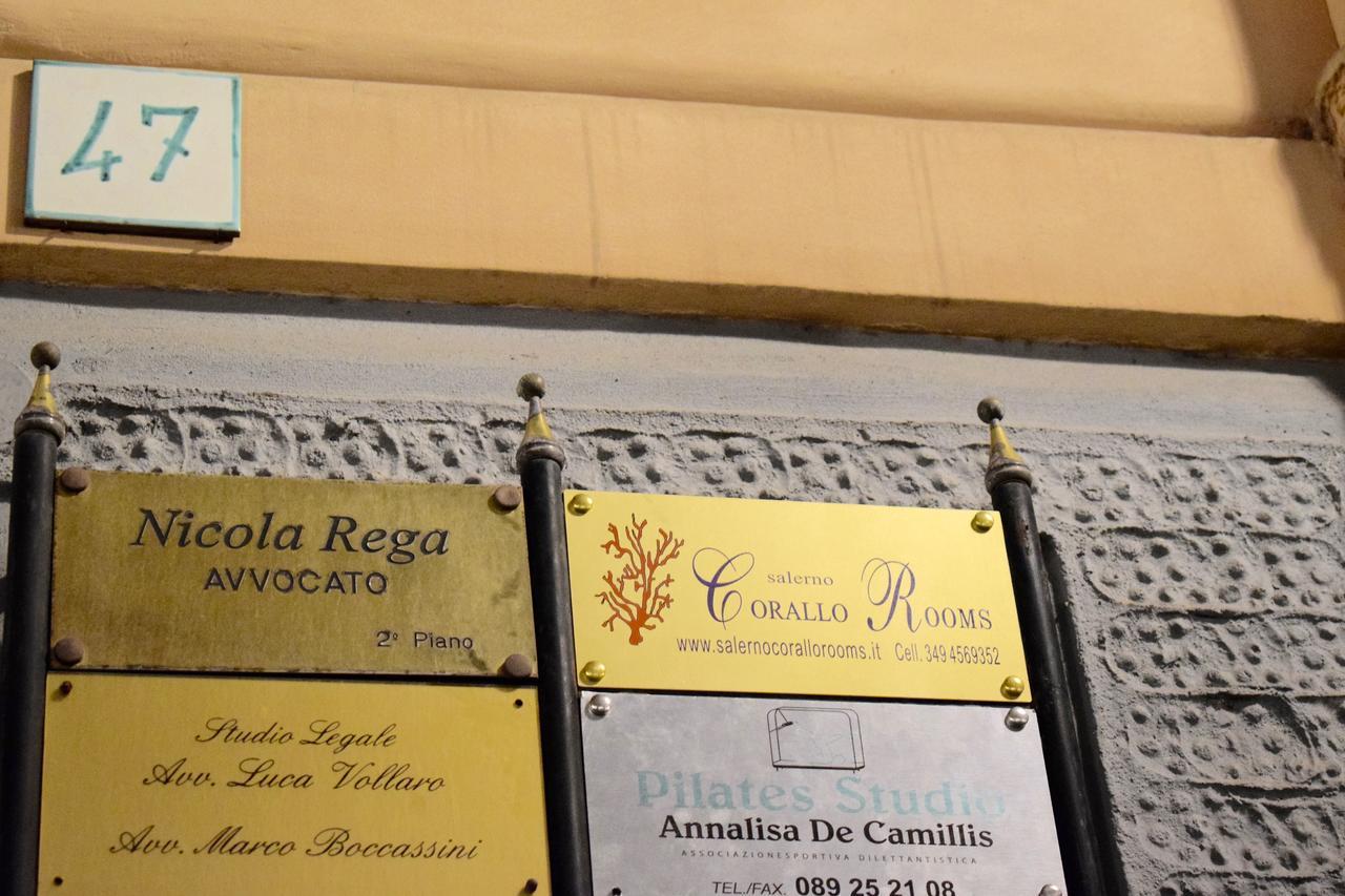 Corallo Rooms Salerno Exteriör bild